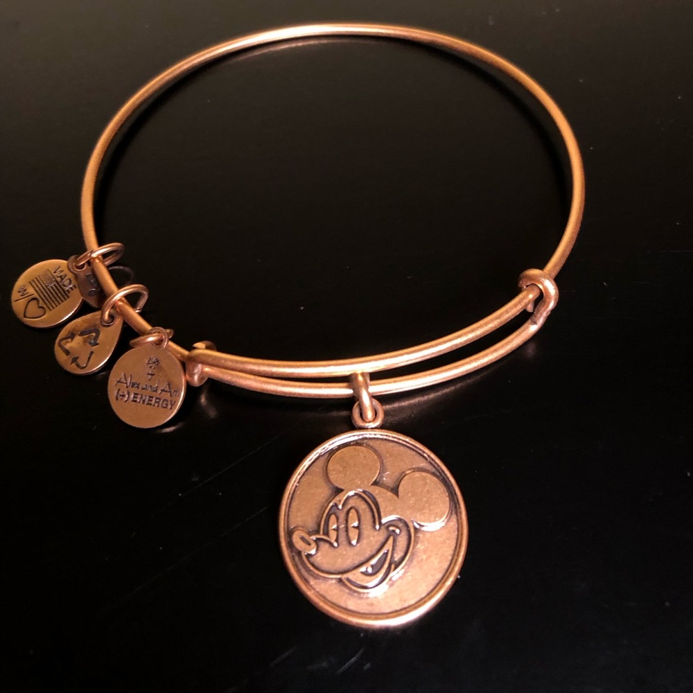 Gold Mickey Mouse Alex and Ani Bracelet